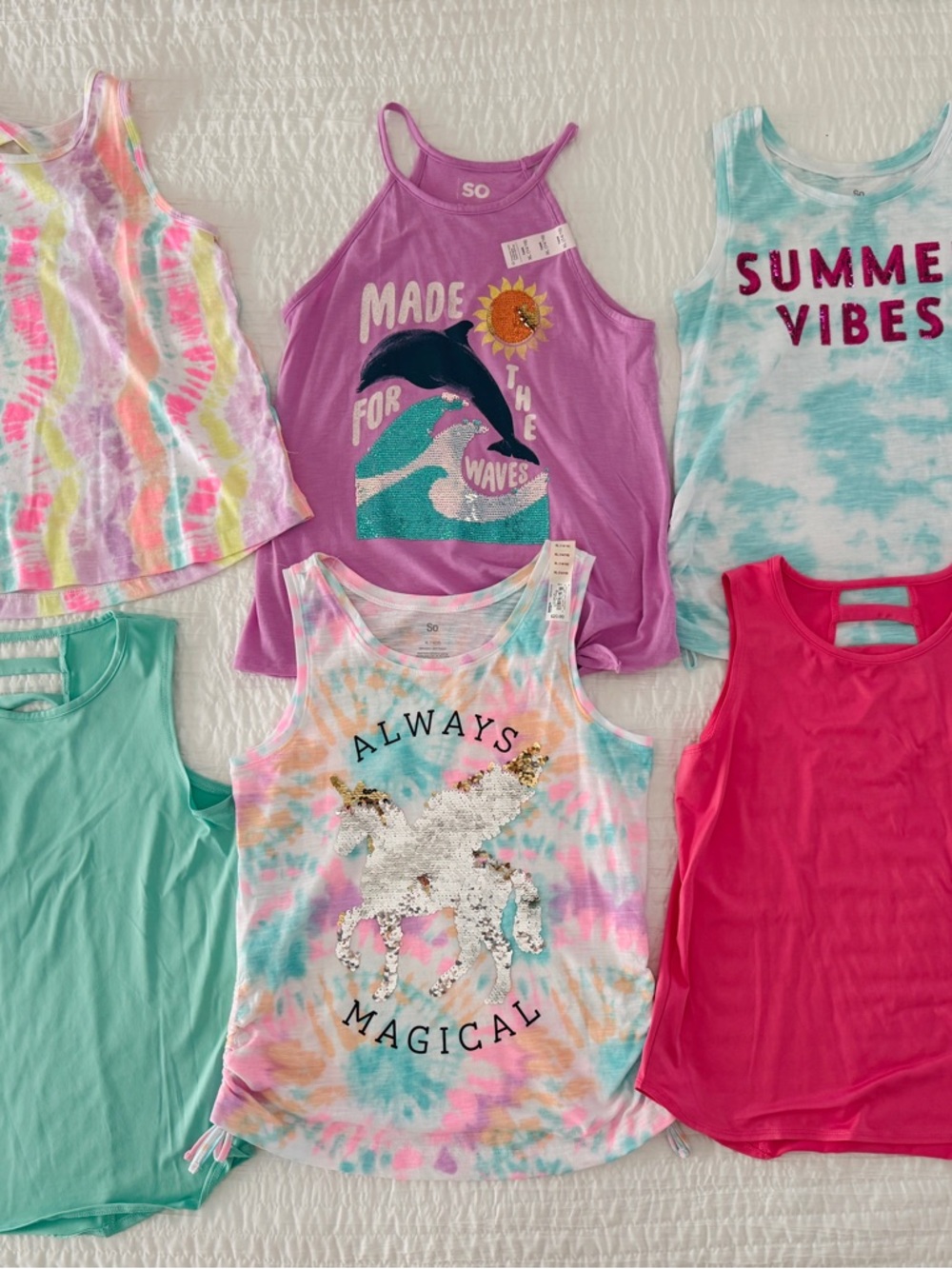 Girls tank tops bundle( Size 14/16)